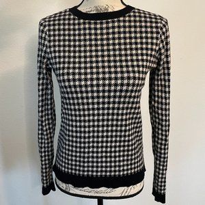 Sassy Black and White Sweater